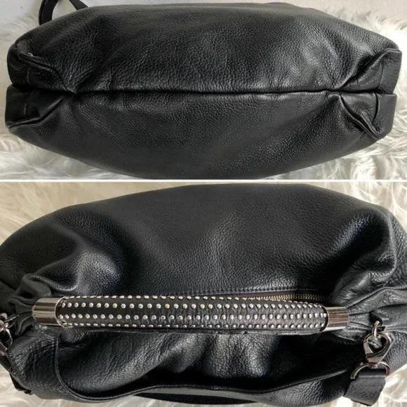 SOLD - KENNETH COLE | NO SLOUCH LEATHER SHOULDER BAG - Picture 4 of 8